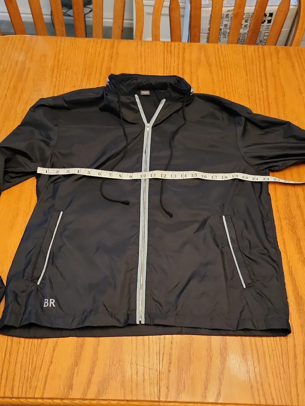 Banana Republic Black Lightweight Zip-Front Jacket
